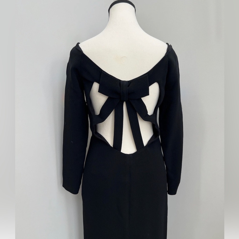 Vintage Burberry Prorsum 2014 Back Bow 🎀 Dress Size 40 - Picture 2 of 5